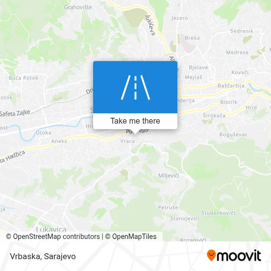 Vrbaska map