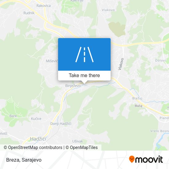 Breza map