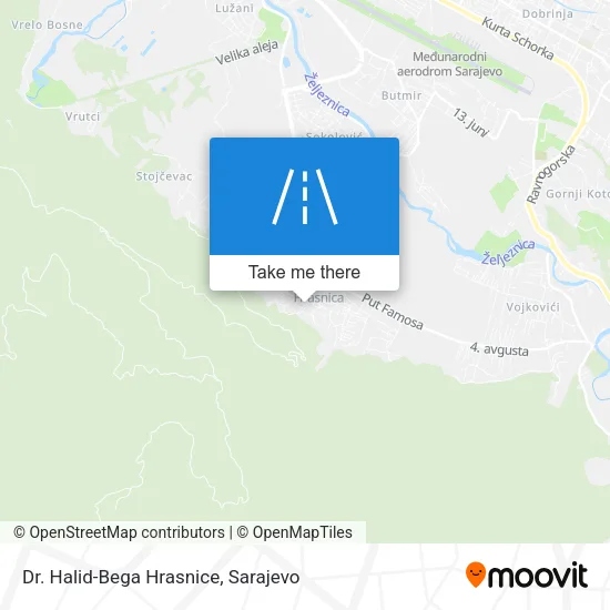 Dr. Halid-Bega Hrasnice map