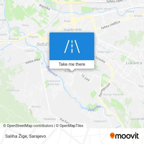 Saliha Žige map