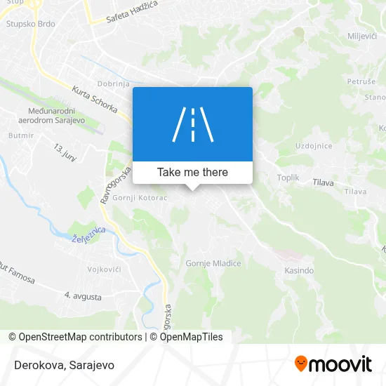Derokova map