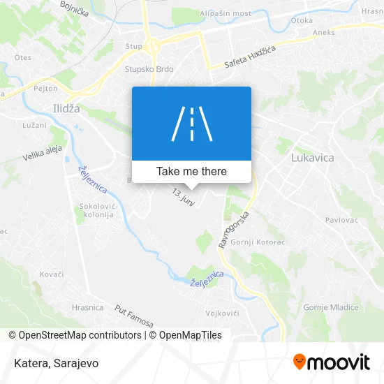 Katera map