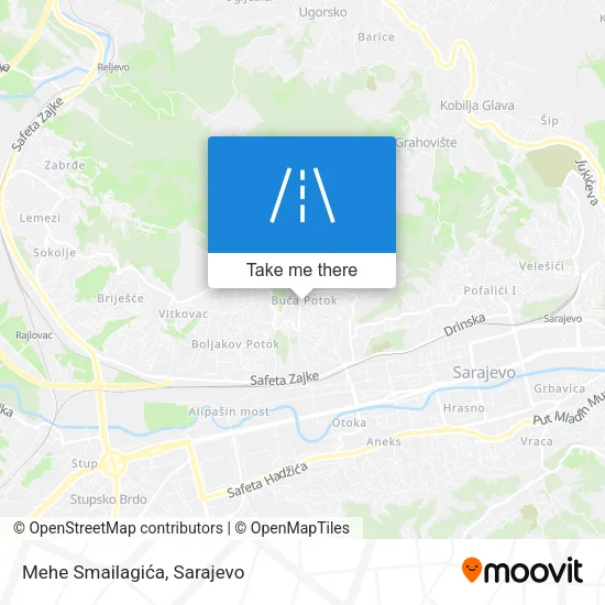 Mehe Smailagića map