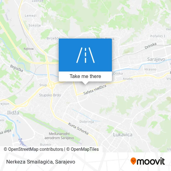 Nerkeza Smailagića map