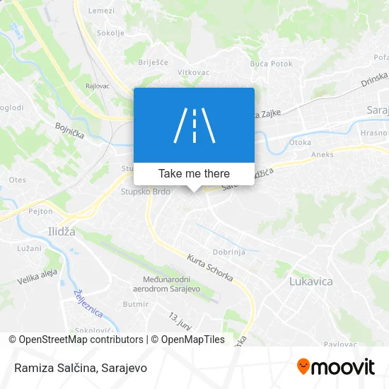 Ramiza Salčina map