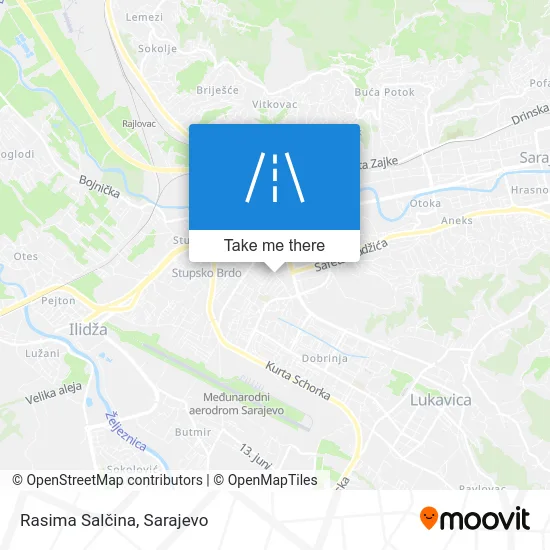 Rasima Salčina mapa