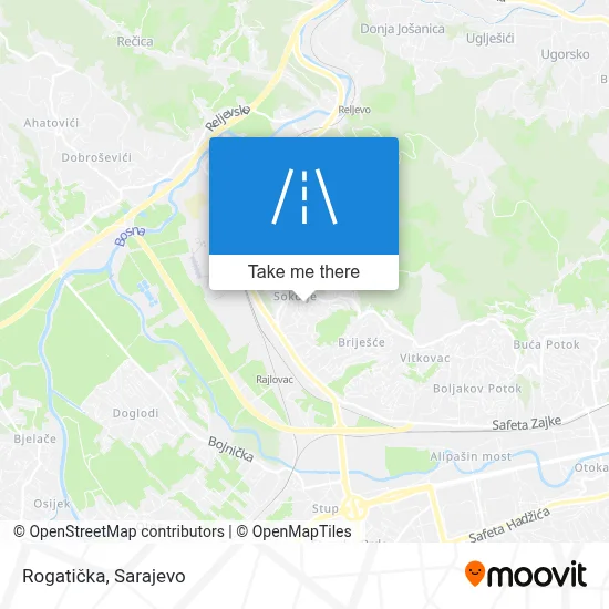 Rogatička map