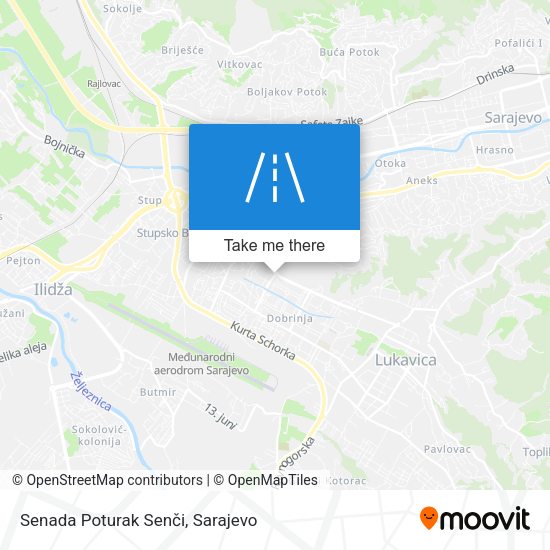 Senada Poturak Senči map