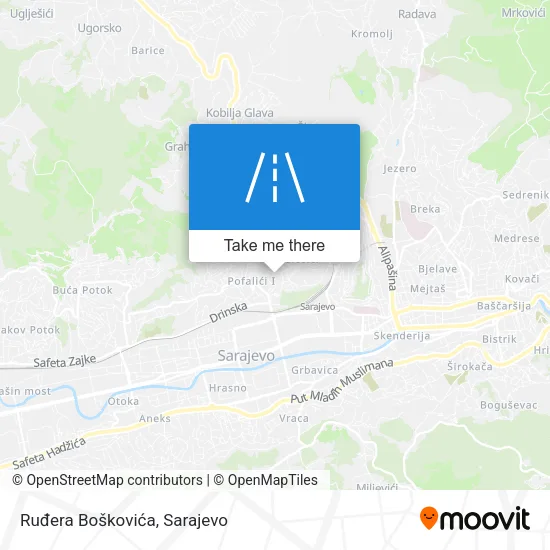 Ruđera Boškovića mapa