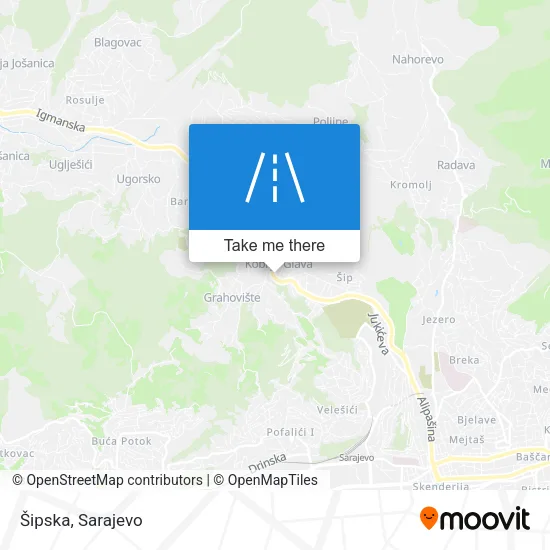 Šipska map