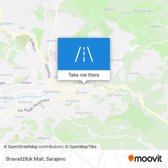 Bravadžiluk Mali mapa