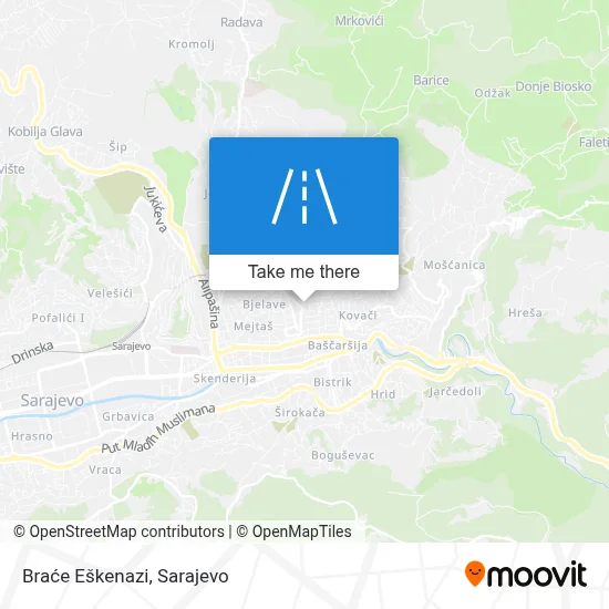 Braće Eškenazi map