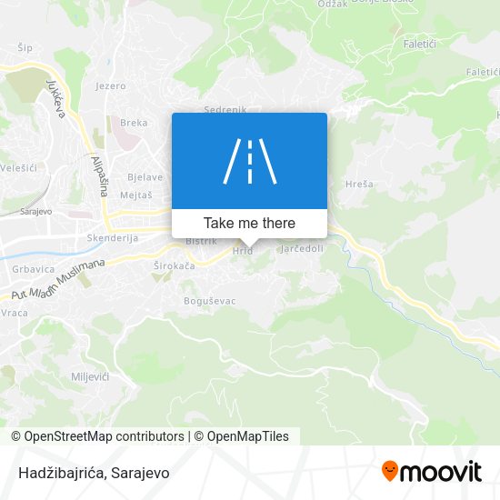Hadžibajrića map