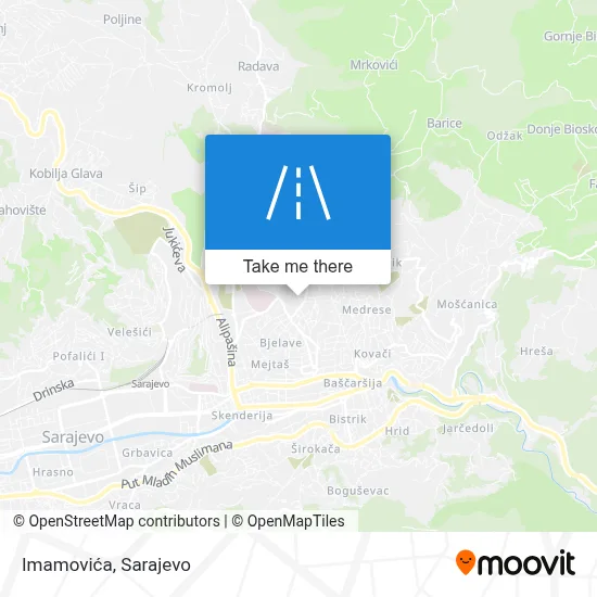 Imamovića map