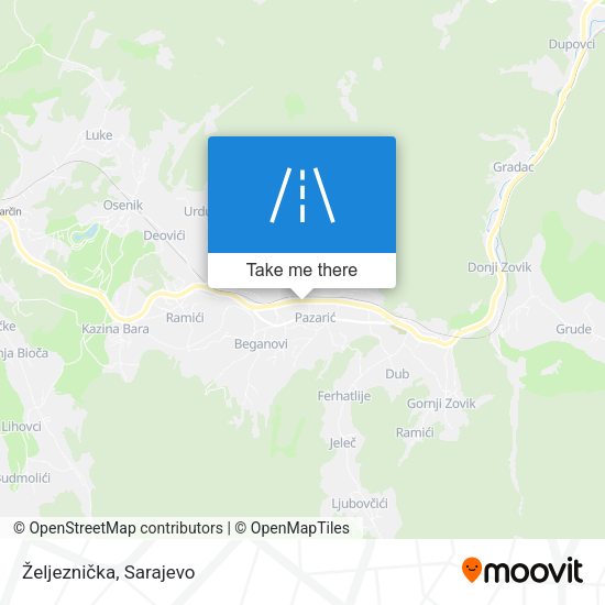 Željeznička map