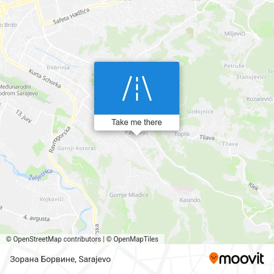 Зорана Борвине map