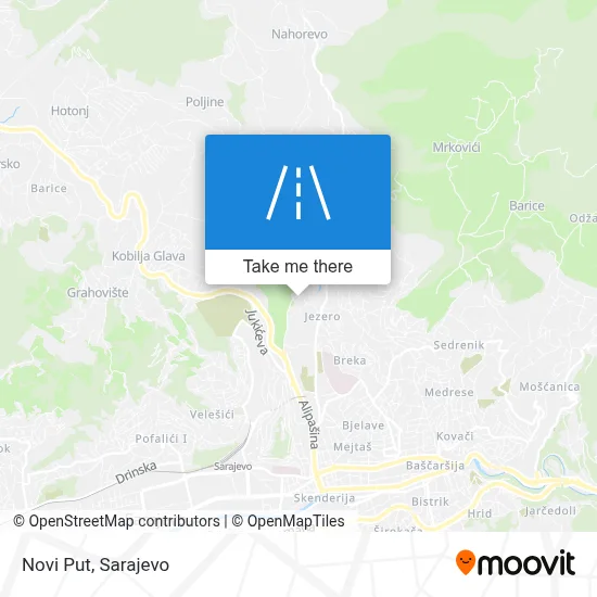 Novi Put mapa