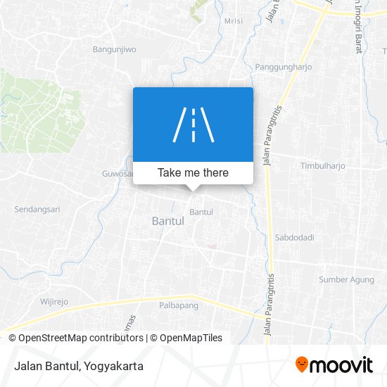 Jalan Bantul map