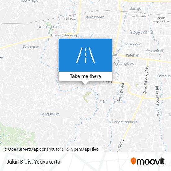 Jalan Bibis map