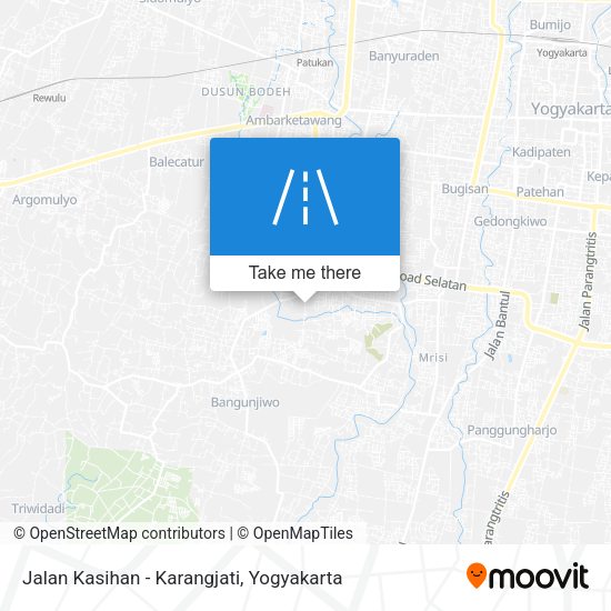 Jalan Kasihan - Karangjati map