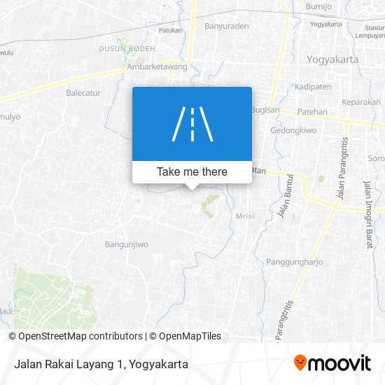 Jalan Rakai Layang 1 map