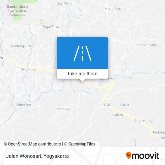 Jalan Wonosari map