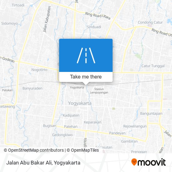 Jalan Abu Bakar Ali map