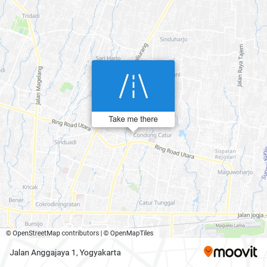 Jalan Anggajaya 1 map