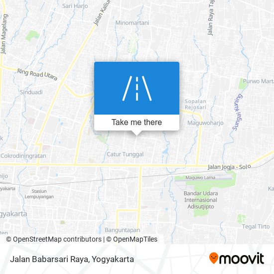 Jalan Babarsari Raya map