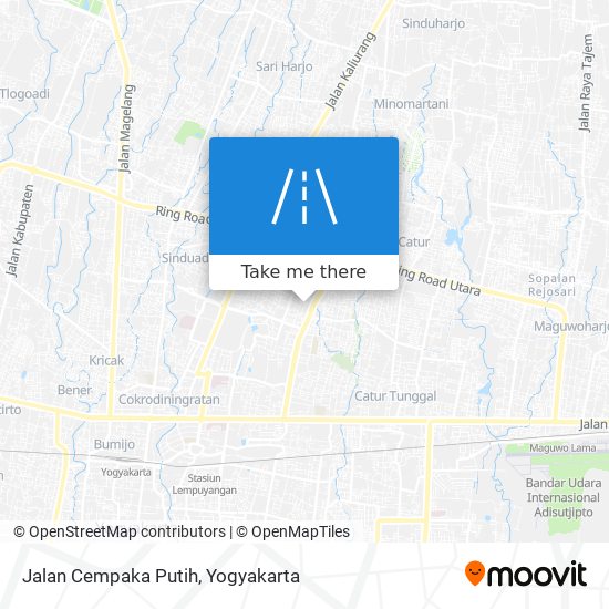 Jalan Cempaka Putih map