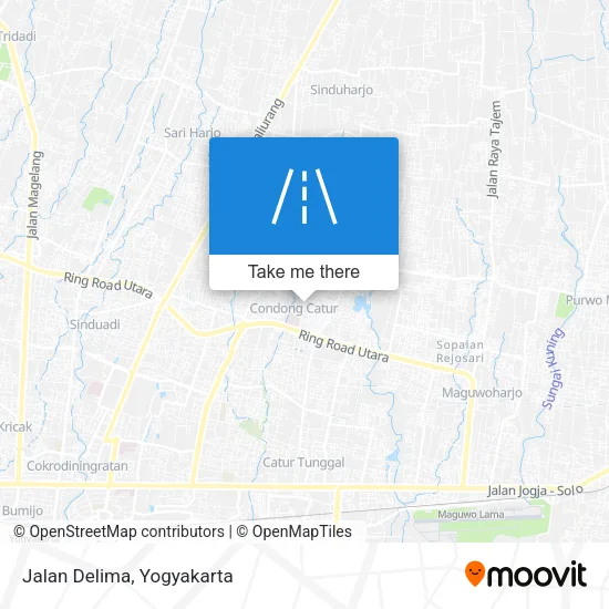 Jalan Delima map