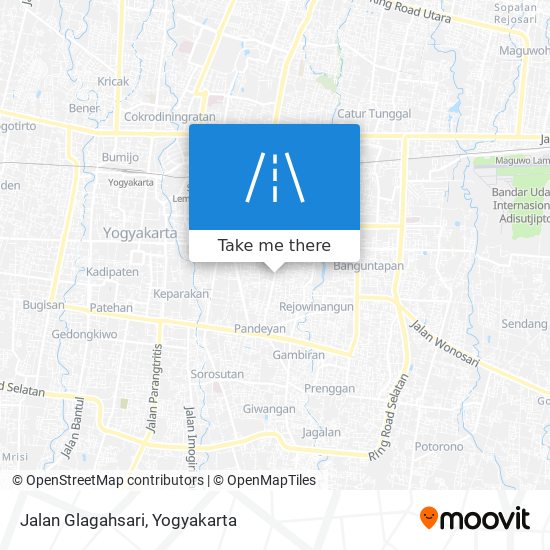 Jalan Glagahsari map