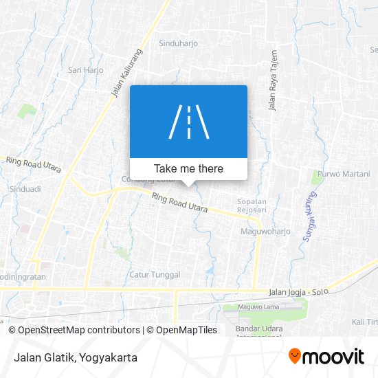 Jalan Glatik map