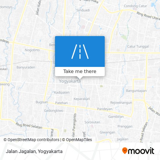 Jalan Jagalan map