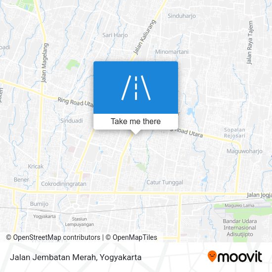 Jalan Jembatan Merah map
