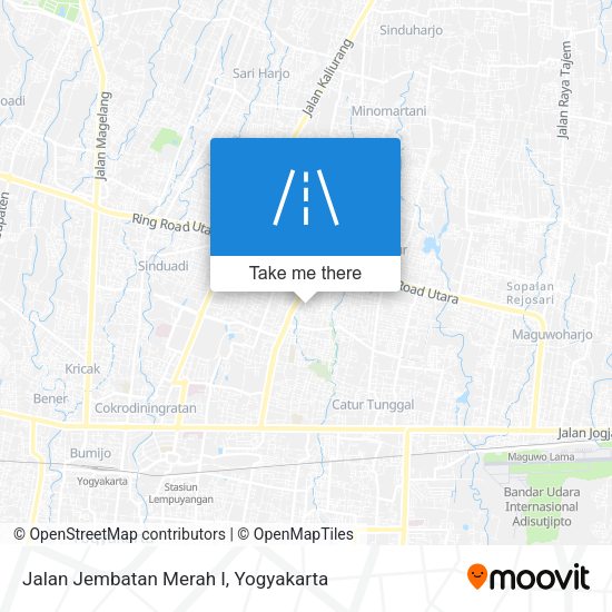 Jalan Jembatan Merah I map