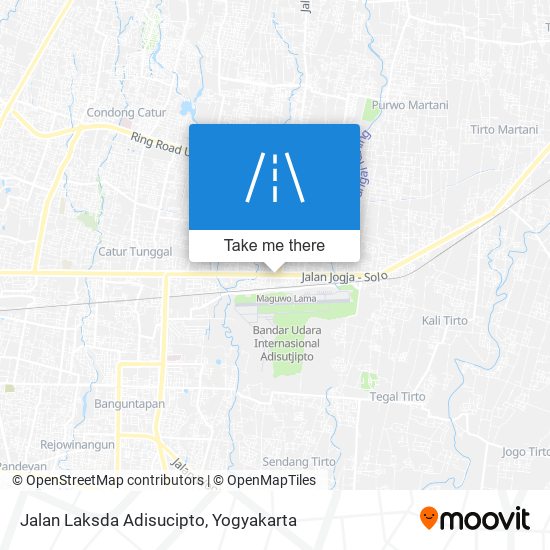 Jalan Laksda Adisucipto map