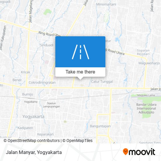 Jalan Manyar map