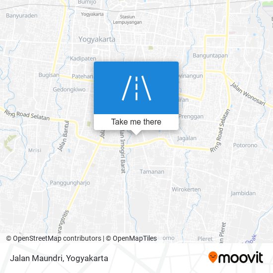 Jalan Maundri map