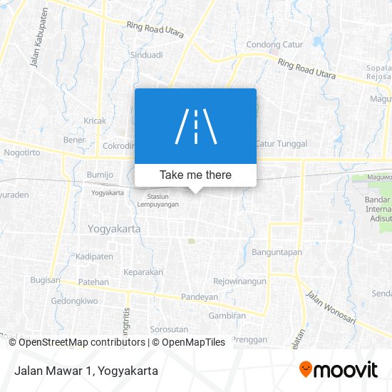 Jalan Mawar 1 map