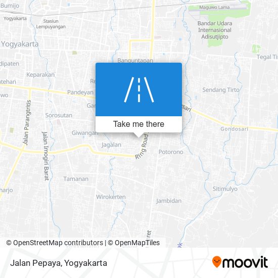 Jalan Pepaya map