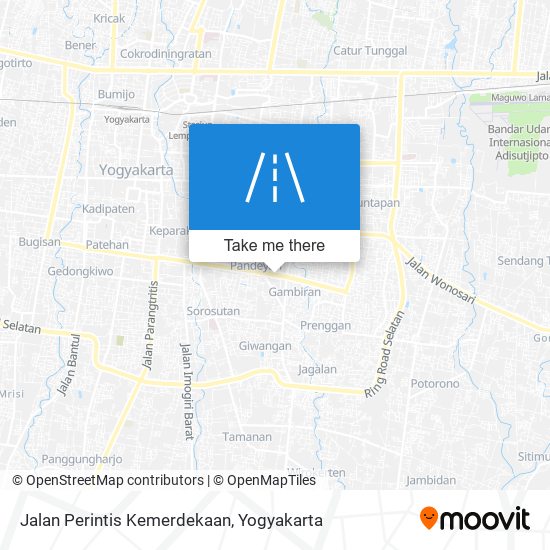 Jalan Perintis Kemerdekaan map