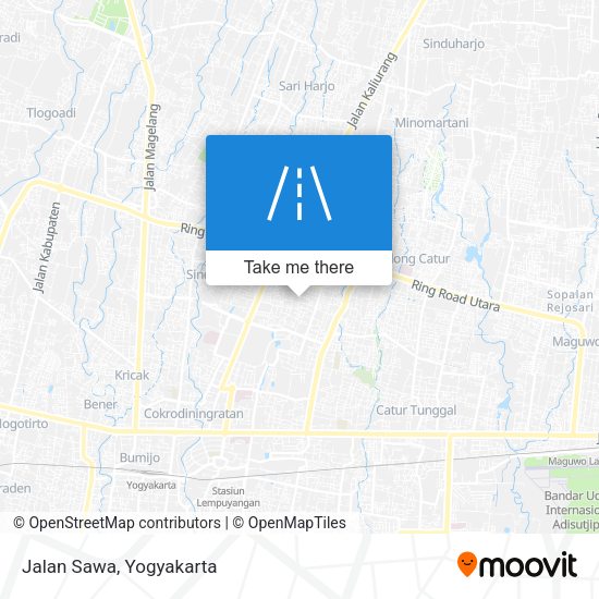 Jalan Sawa map