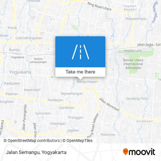 Jalan Semangu map