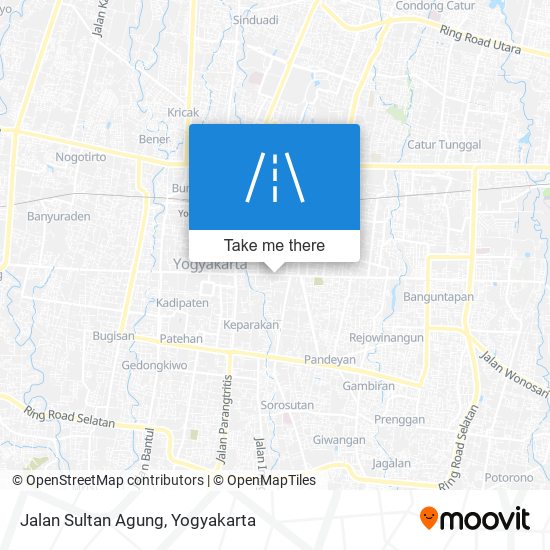 Jalan Sultan Agung map