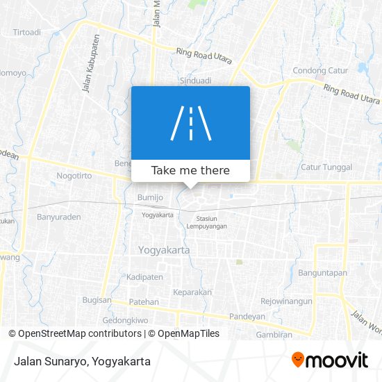 Jalan Sunaryo map