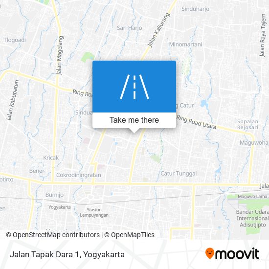 Jalan Tapak Dara 1 map