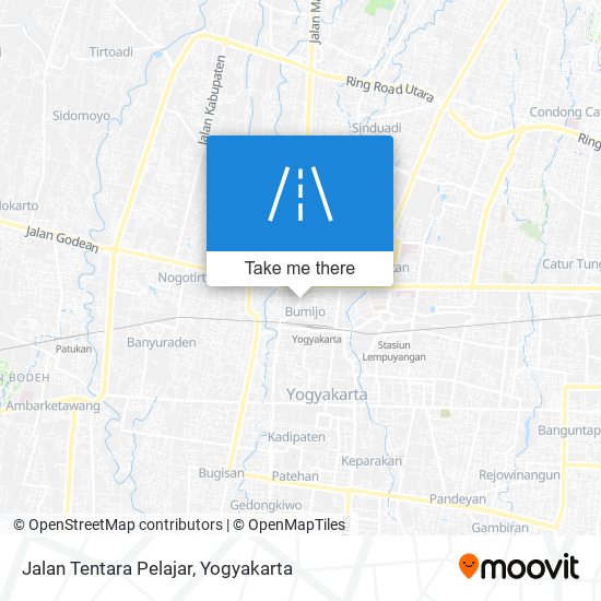 Jalan Tentara Pelajar map