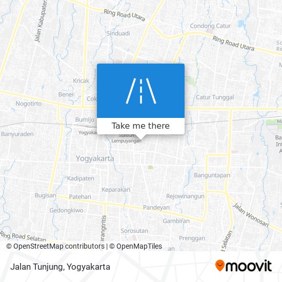 Jalan Tunjung map