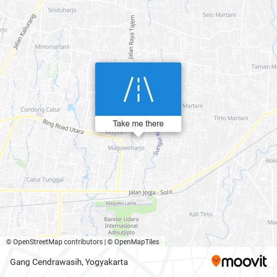 Gang Cendrawasih map